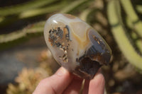 Polished Dendritic Agate Standing Free Forms  x 6 From Moralambo, Madagascar - Toprock Gemstones and Minerals