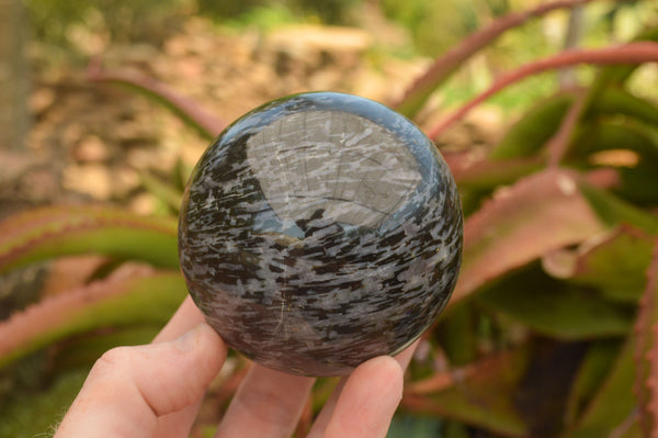 Polished Gorgeous Merlinite Gabbro Spheres  x 4 From Madagascar - TopRock
