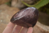 Polished Purple Lepidolite Standing Free Forms  x 6 From Zimbabwe - Toprock Gemstones and Minerals