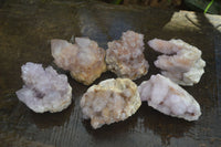 Natural Mixed Spirit Amethyst Quartz Clusters  x 6 From Boekenhouthoek, South Africa - Toprock Gemstones and Minerals