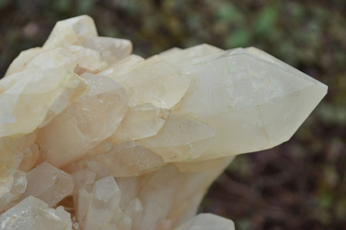 Natural Candle Quartz Crystal Clusters x 2 From Madagascar - TopRock