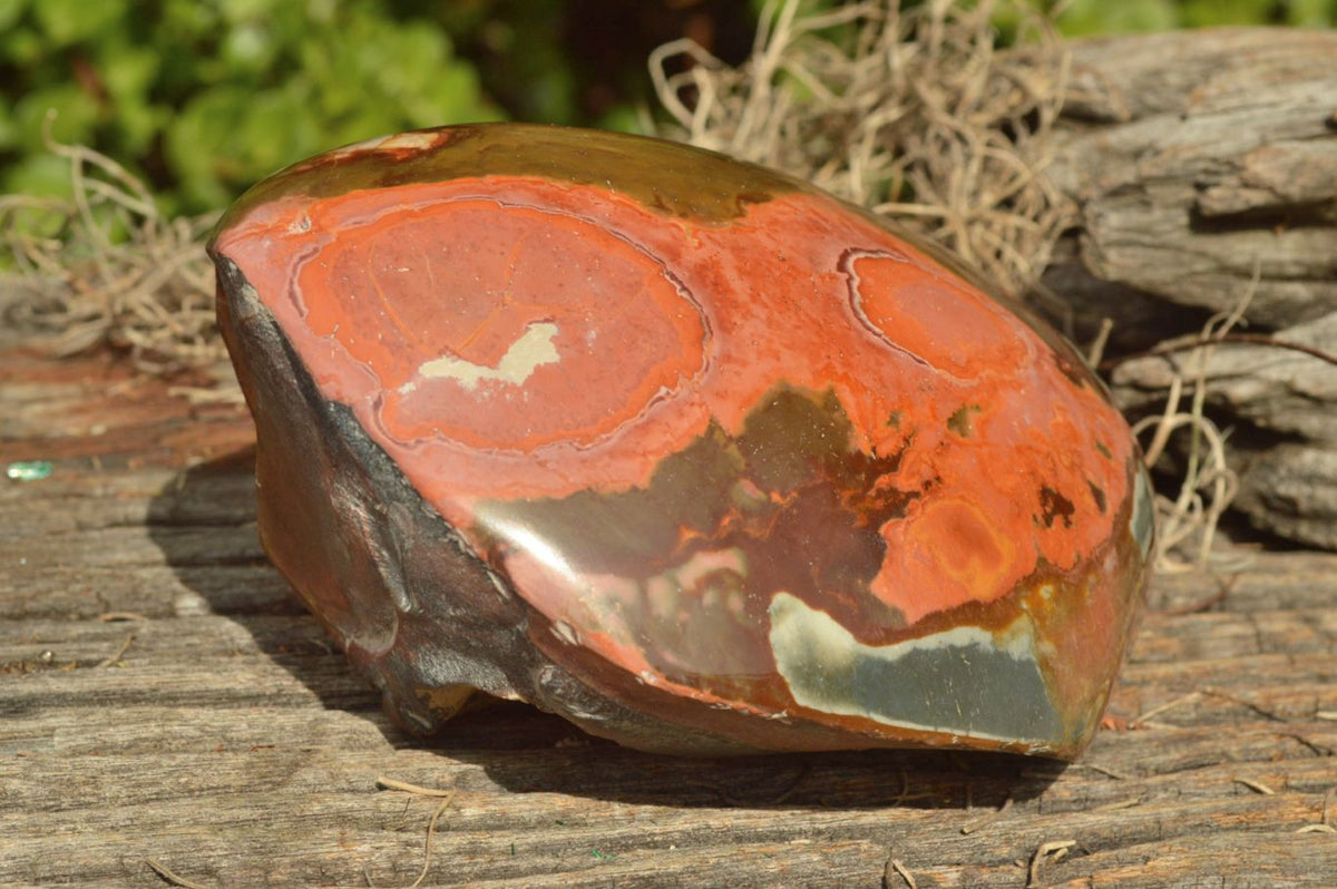 Polished Polychrome "Picasso Picture Jasper" Spheres x 2 From Mahajanga, Madagascar - TopRock