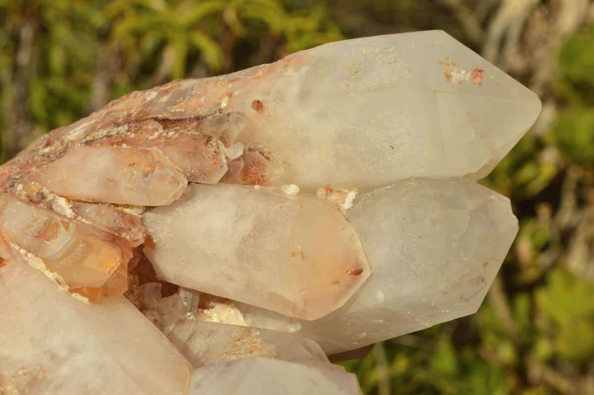 Natural Candle Quartz Crystal Clusters x 2 From Madagascar - TopRock