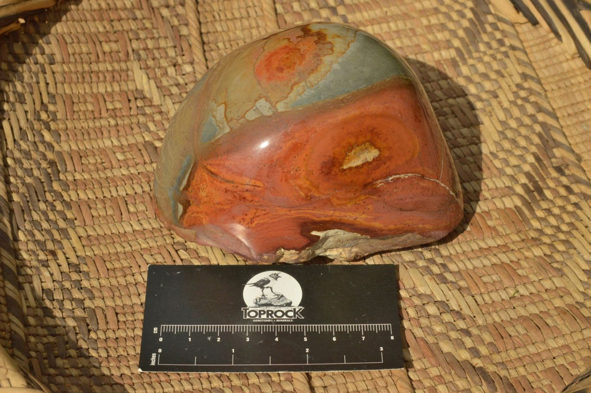 Polished Polychrome "Picasso Picture Jasper" Spheres x 2 From Mahajanga, Madagascar - TopRock