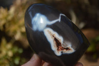 Polished Mixed Agate Standing Free Forms  x 6 From Madagascar - Toprock Gemstones and Minerals