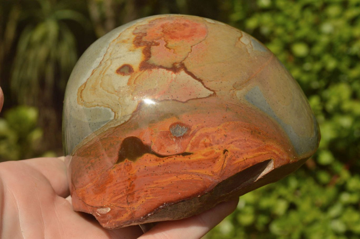 Polished Polychrome "Picasso Picture Jasper" Spheres x 2 From Mahajanga, Madagascar - TopRock