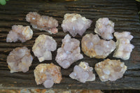 Natural Mixed Spirit Amethyst Quartz Clusters  x 12 From Boekenhouthoek, South Africa - Toprock Gemstones and Minerals