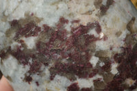Polished Rubellite Pink Tourmaline Matrix Standing Free Forms x 2 From Namibia - Toprock Gemstones and Minerals