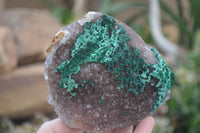 Natural Rare Ball Malachite On Quartz & Dolomite Specimens x 2 From Kambove, Congo - Toprock Gemstones and Minerals