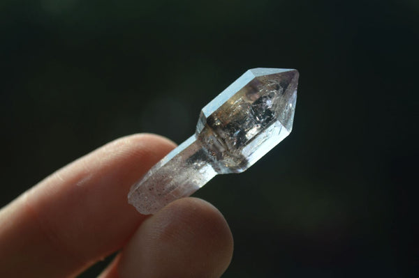 Natural Mini Single Amethyst Crystals  x 70 From Chiredzi, Zimbabwe