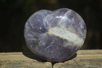 Polished Purple Lepidolite Hearts  x 6 From Ambatondrazaka, Madagascar - Toprock Gemstones and Minerals