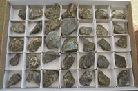 Natural Rough Labradorite Cobbed Specimens  x 35 From Tulear, Madagascar - Toprock Gemstones and Minerals