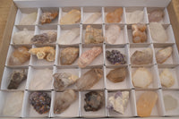 Natural Mixed Selection Of Quartz Specimens x 35 From Southern Africa - Toprock Gemstones and Minerals