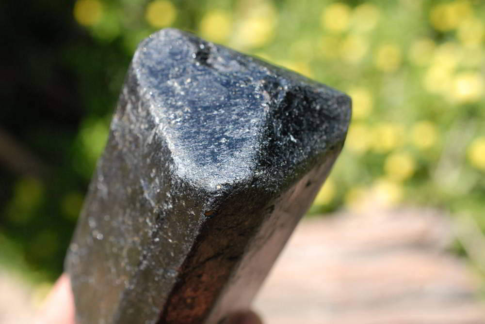 Natural Alluvial Black Tourmaline Crystals x 6 From Zimbabwe - TopRock