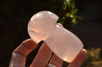 Polished Gemmy Pink Star Rose Quartz Mushrooms  x 6 From Ambatondrazaka, Madagascar - TopRock