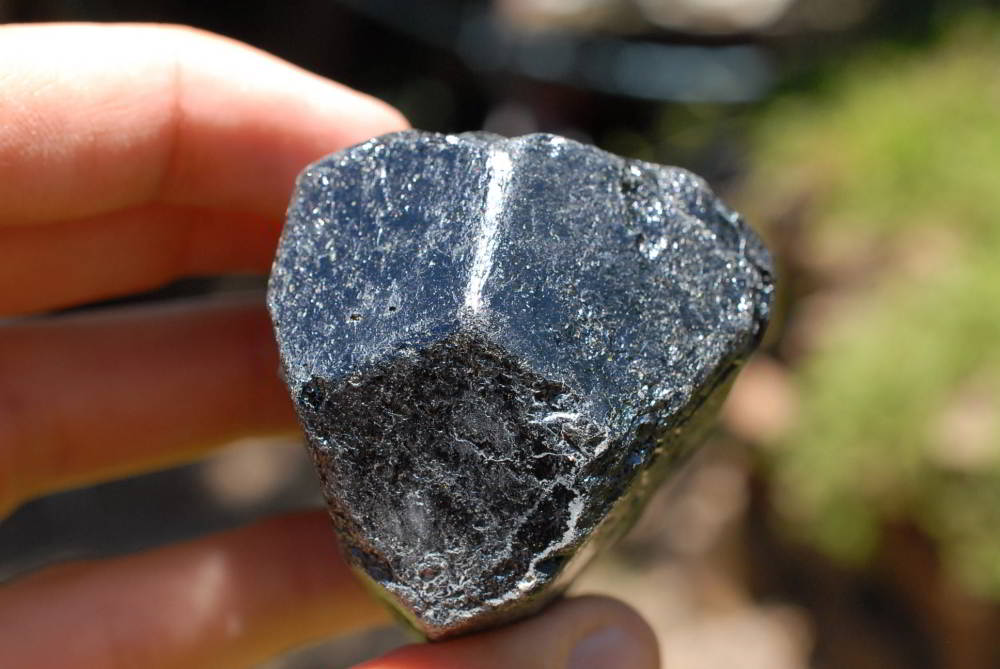 Natural Alluvial Black Tourmaline Crystals x 6 From Zimbabwe - TopRock