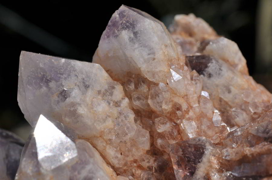Natural Sugar Amethyst Phantom Clusters x 2 From Solwezi, Zambia - TopRock