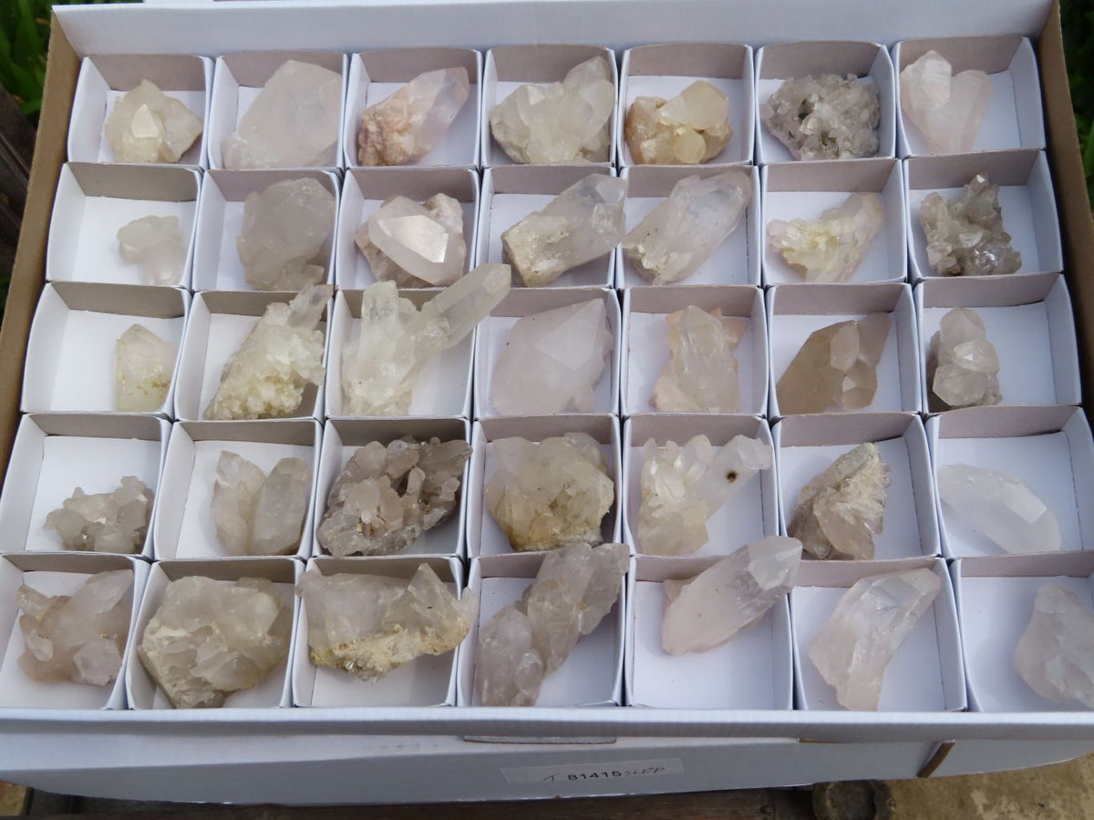 Natural Mixed Quartz Crystals x 35 From Southern Africa - TopRock