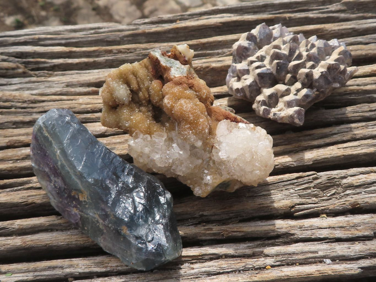 Natural Mixed Selection Of Minerals x 12 From Southern Africa - TopRock