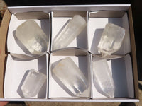 Polished Clear Quartz Crystal Points  x 6 From Madagascar - Toprock Gemstones and Minerals