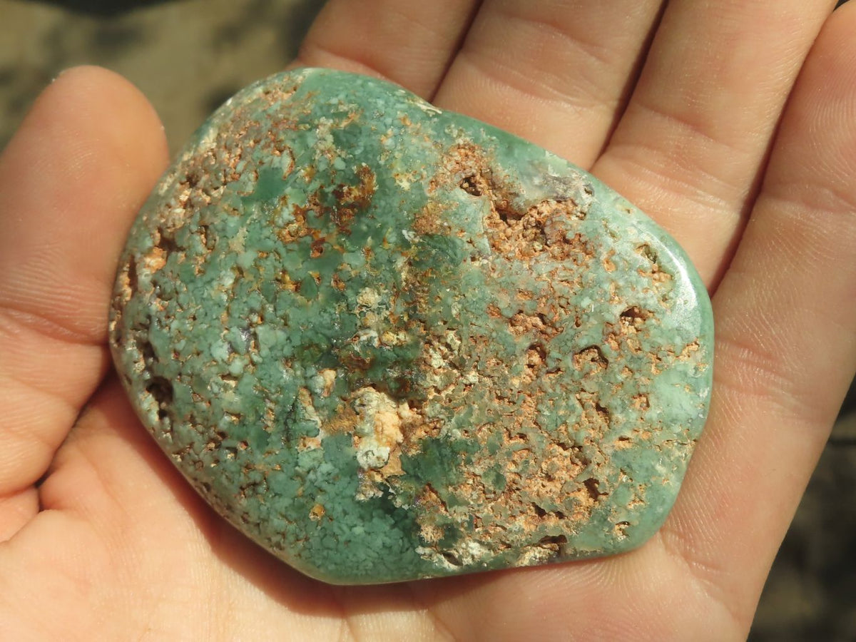 Polished Green Mtorolite Chrome / Emerald Chrysoprase Free Forms x 12 From Zimbabwe - TopRock