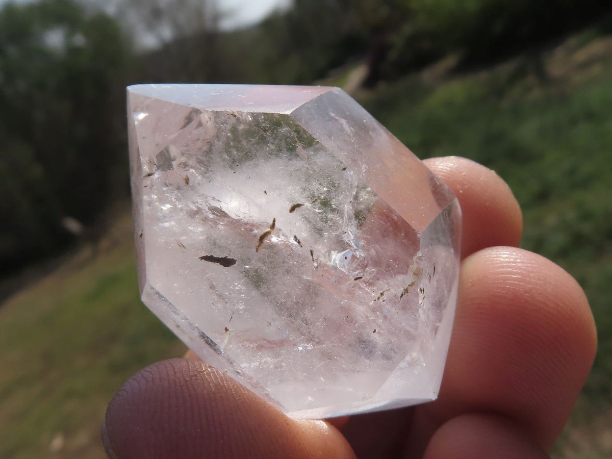 Polished Double Terminated Semi Optic Quartz Crystals x 20 From Madagascar - TopRock