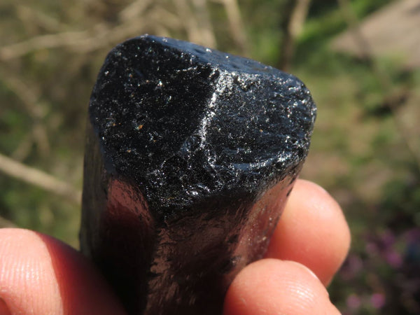 Natural Alluvial Double Terminated Black Tourmaline Crystals  x 35 From Karoi, Zimbabwe - TopRock