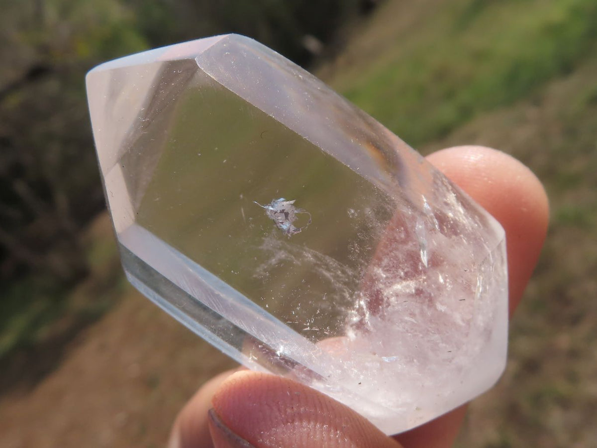 Polished Double Terminated Semi Optic Quartz Crystals x 20 From Madagascar - TopRock