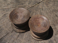 Polished Rare Iolite / Water Sapphire Spheres With Wooden Stands  x 4 From Madagascar - TopRock
