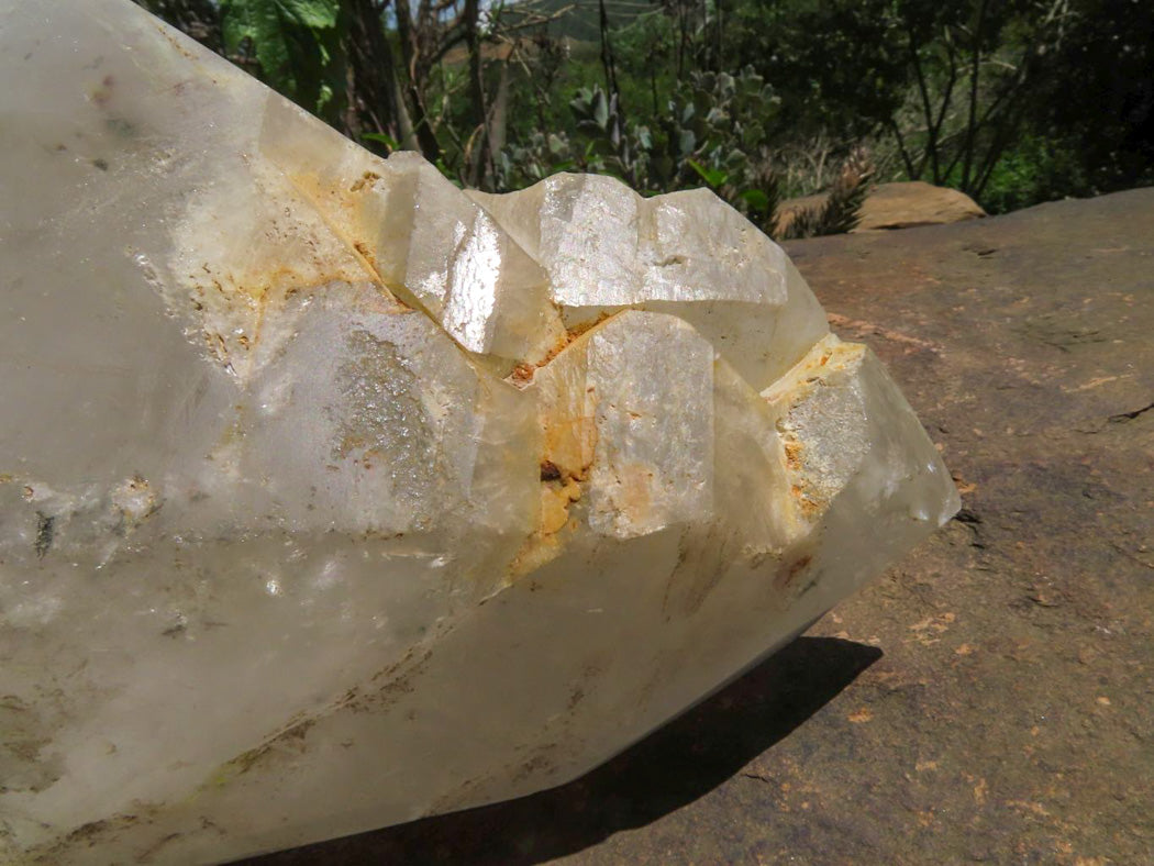 Natural Extra Large Groovy Double Terminated Quartz Crystal x 1 From Mozambique - TopRock