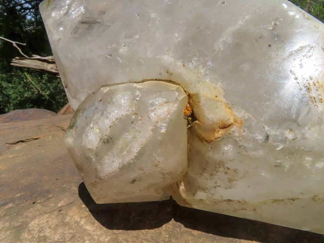 Natural Extra Large Groovy Double Terminated Quartz Crystal x 1 From Mozambique - TopRock