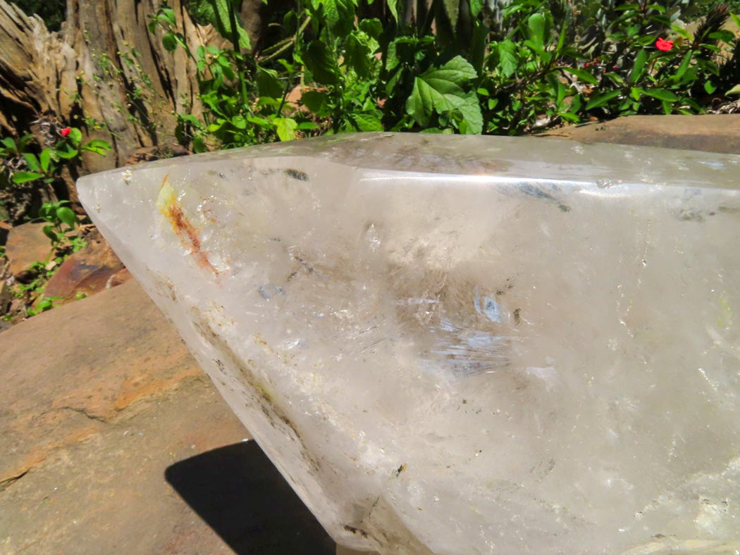 Natural Extra Large Groovy Double Terminated Quartz Crystal x 1 From Mozambique - TopRock