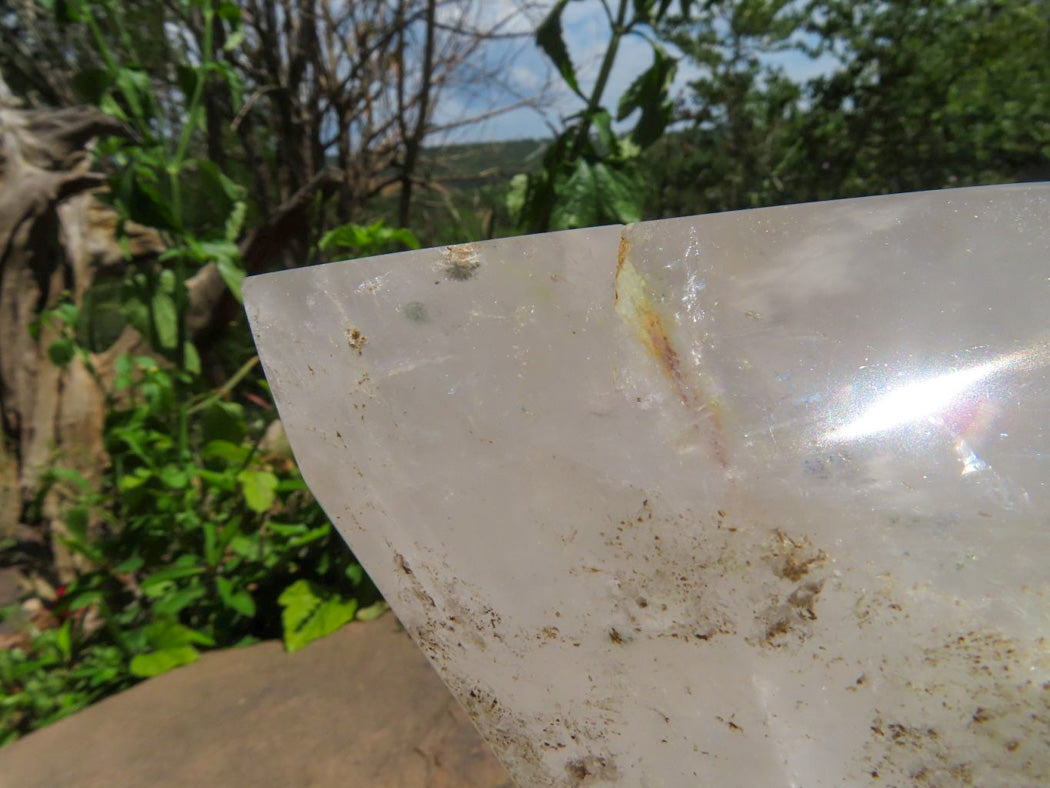 Natural Extra Large Groovy Double Terminated Quartz Crystal x 1 From Mozambique - TopRock