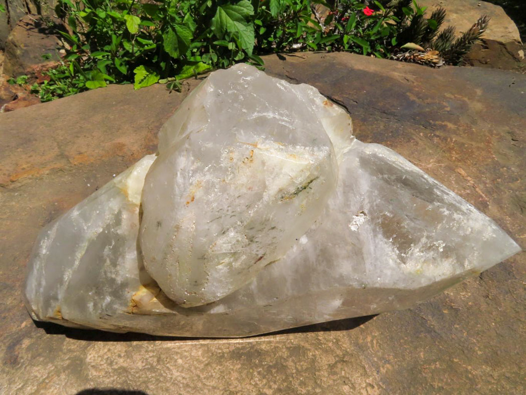 Natural Extra Large Groovy Double Terminated Quartz Crystal x 1 From Mozambique - TopRock