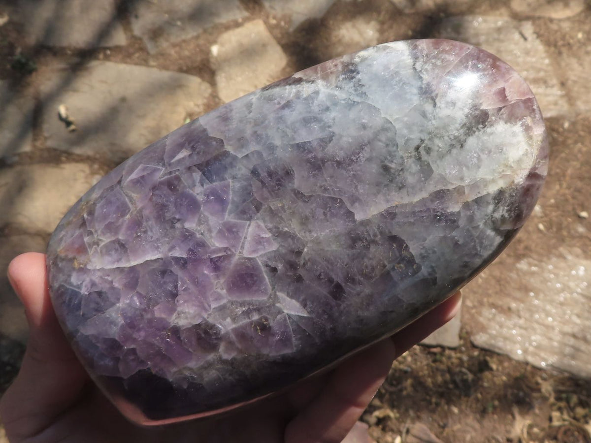 Polished Dream Amethyst Standing Free Form x 1 From Madagascar - TopRock