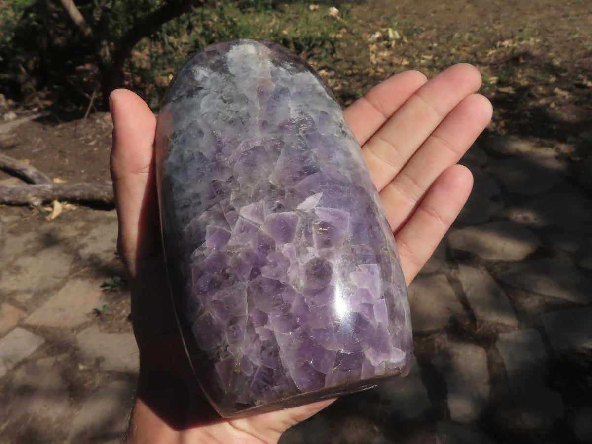 Polished Dream Amethyst Standing Free Form x 1 From Madagascar - TopRock