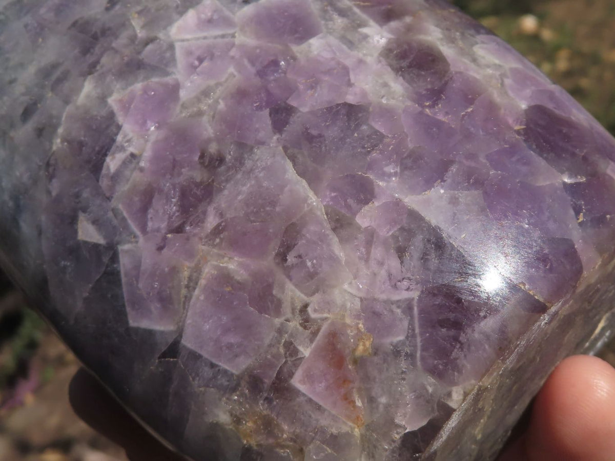 Polished Dream Amethyst Standing Free Form x 1 From Madagascar - TopRock