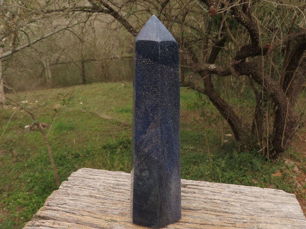 Polished Lovely Tall Lazulite Tower x 1 From Madagascar - TopRock