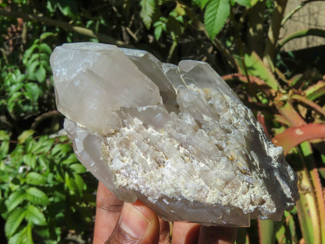 Natural Zimbabwe Quartz Crystal Clusters x 3 From Zimbabwe - TopRock