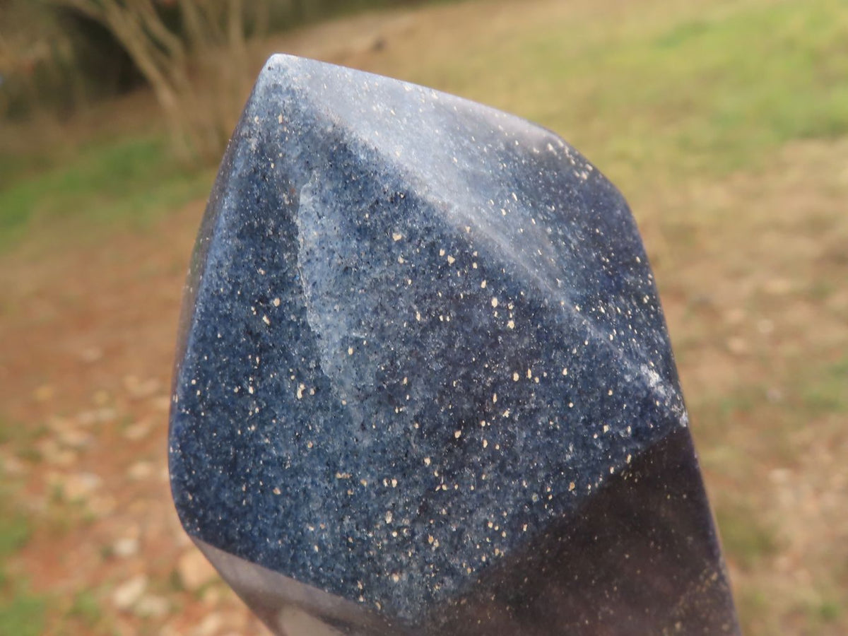Polished Lovely Tall Lazulite Tower x 1 From Madagascar - TopRock
