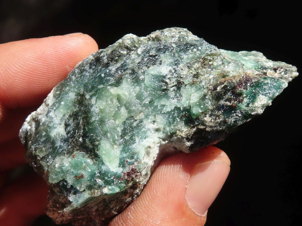 Natural Small Emerald In Matrix Specimens  x 35 From Sandawana, Zimbabwe - Toprock Gemstones and Minerals 