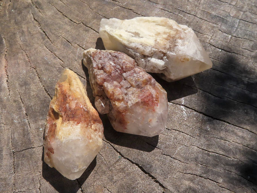 Natural Single Pineapple Quartz Crystals x 70 From Antsirabe, Madagascar - TopRock