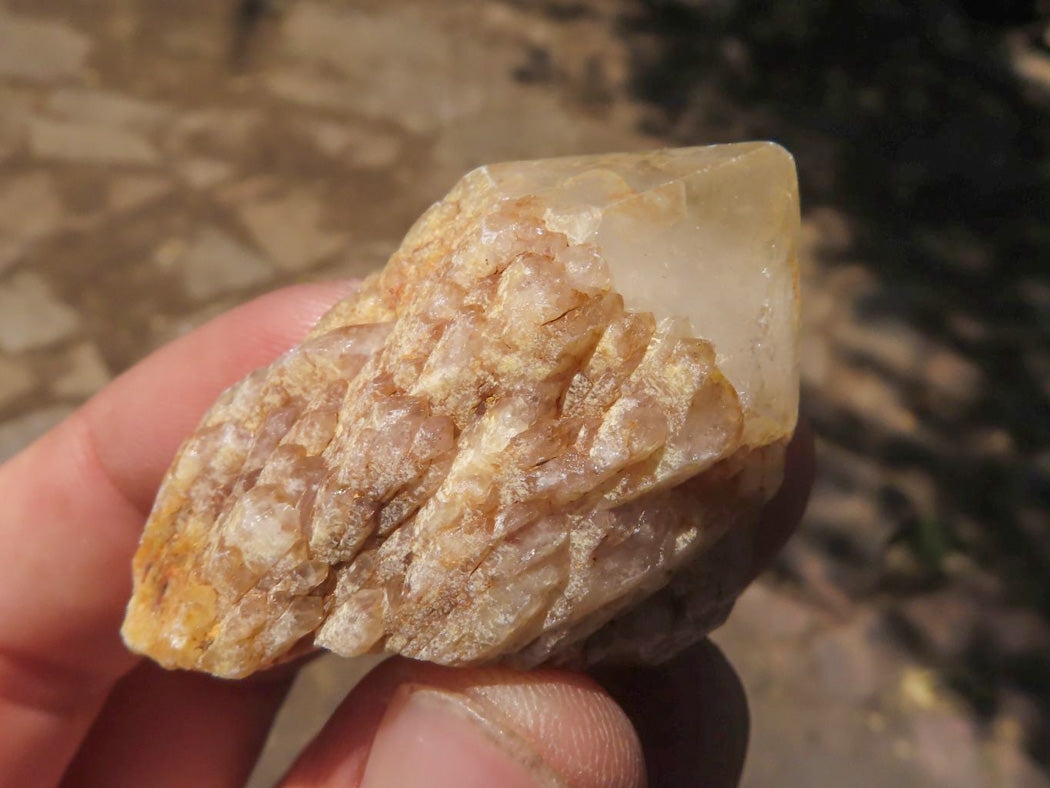 Natural Single Pineapple Quartz Crystals x 70 From Antsirabe, Madagascar - TopRock