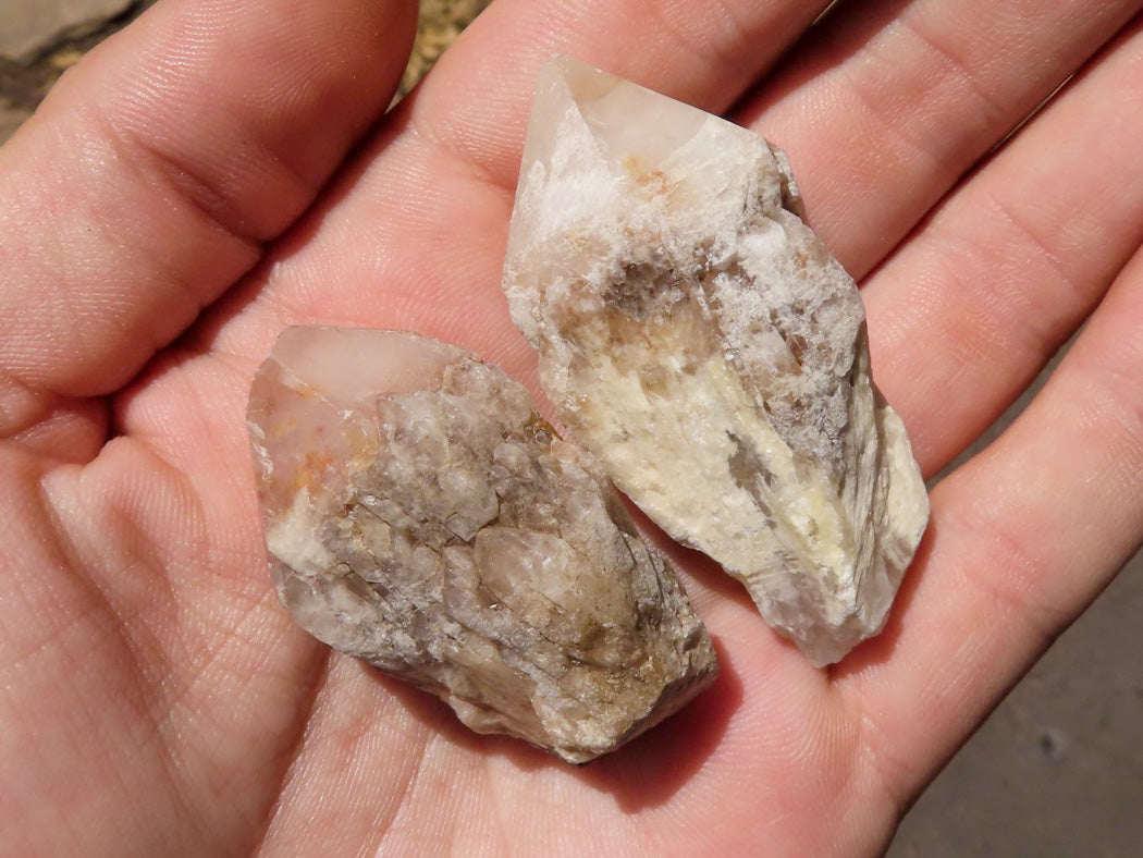 Natural Single Pineapple Quartz Crystals x 70 From Antsirabe, Madagascar - TopRock