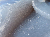 Natural Blue Lace Agate Geode Specimens  x 6 From Malawi - Toprock Gemstones and Minerals