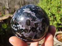 Polished Merlinite Gabbro Spheres  x 4 From Ambatondrazaka, Madagascar - Toprock Gemstones and Minerals