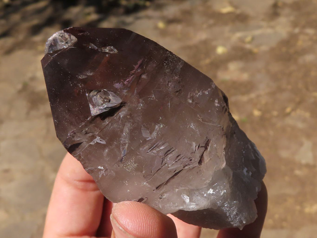 Natural New Smokey Morion Phantom Quartz Crystals x 6 From Mt. Mulanje, Malawi - TopRock