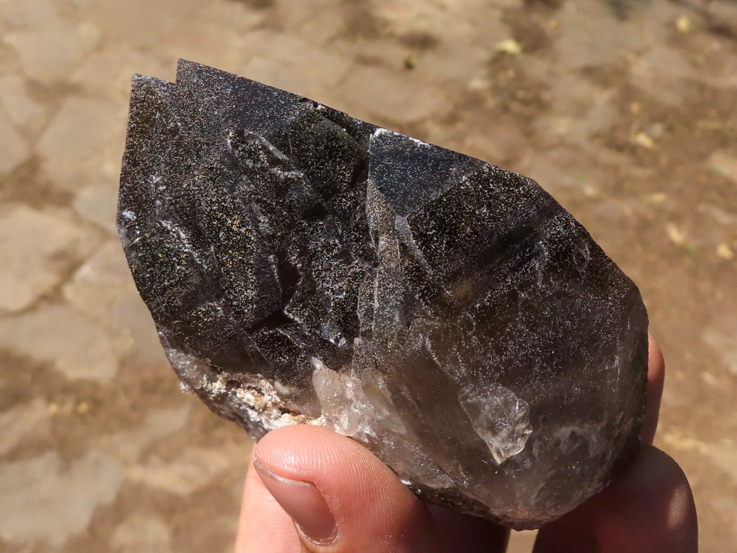 Natural New Smokey Morion Phantom Quartz Crystals x 6 From Mt. Mulanje, Malawi - TopRock