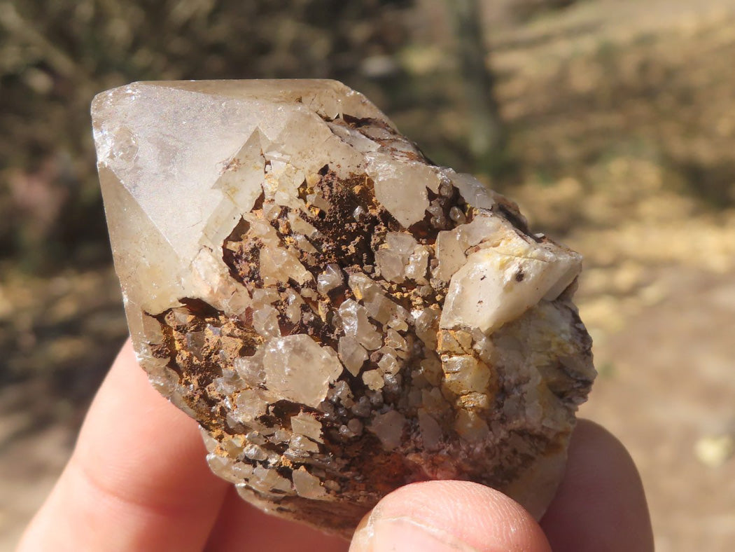 Natural Single Pineapple Quartz Crystals x 35 From Antsirabe, Madagascar - TopRock