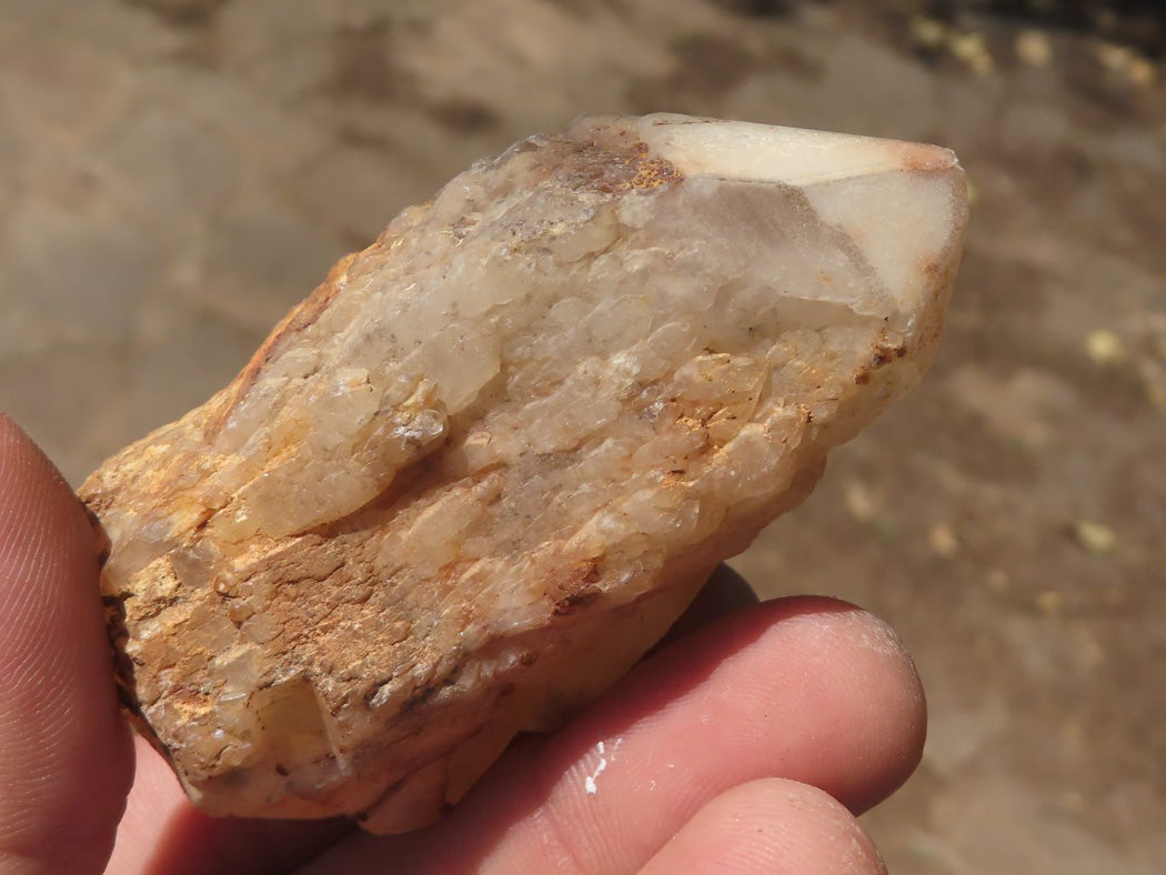Natural Single Pineapple Quartz Crystals x 35 From Antsirabe, Madagascar - TopRock